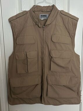 Domke PhoTOGS Vest Mens Traveller II 2 Photographer Hiking Vest Khaki Size XL